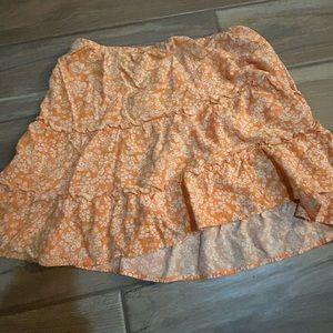 Orange skirt
